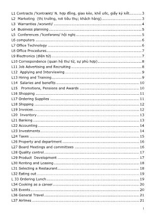 Tổng hợp ngữ pháp luyện thi TOEIC