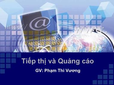 Bài giảng Thương mại điện tử - Chương 5: Tiếp thị và quảng cáo - Trần Sơn Hải