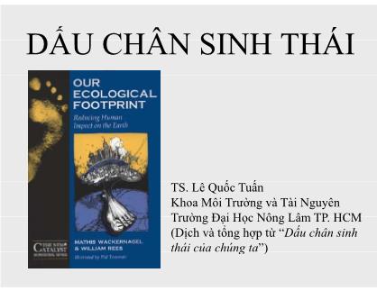 Dấu chân sinh thái - Lê Quốc Tuấn