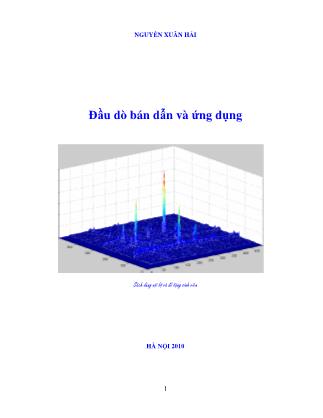 Giáo trình Đầu dò bán dẫn và ứng dụng (Phần 1)