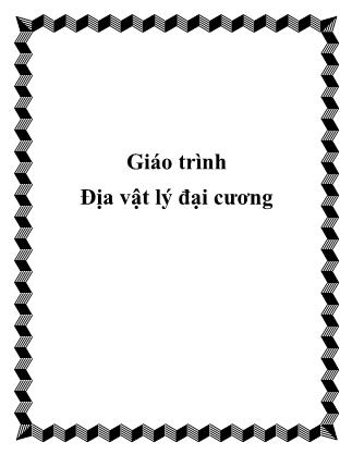 Giáo trình Địa vật lý đại cương