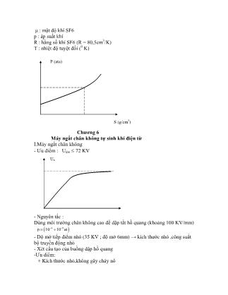 Giáo trình Khí cụ điện cao áp (Phần 2)