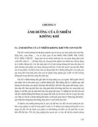 Giáo trình Ô nhiễm không khí và tiếng ồn (Phần 2)