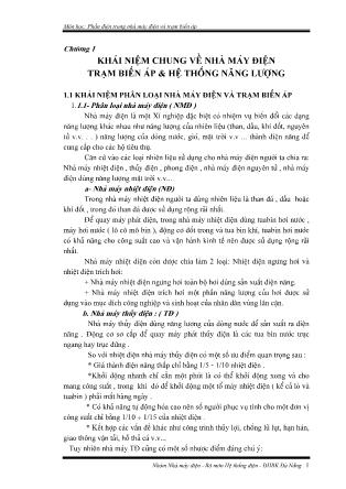 Giáo trình Phần điện trong nhà máy điện và trạm biến áp (Phần II)