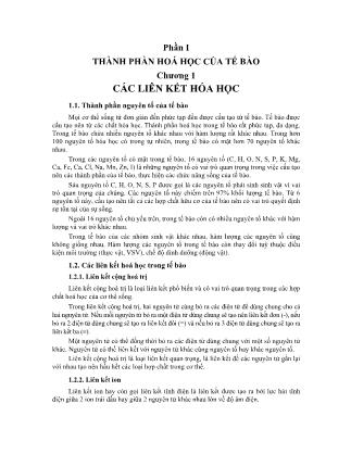 Giáo trình Tế bào học