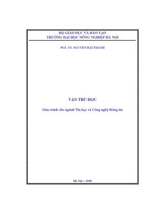 Giáo trình Vận trù học (Bản đẹp)
