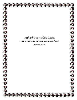 Nhà đầu tư thông minh