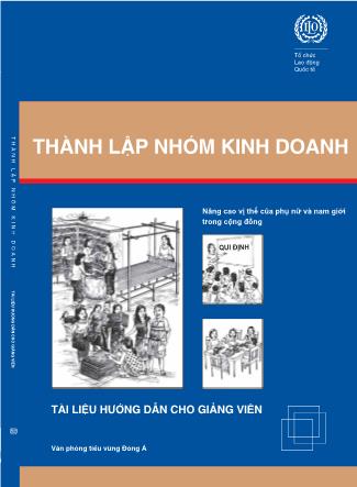 Thành lập nhóm kinh doanh, nâng cao vị thế của phụ nữ và nam giới trong cộng đồng